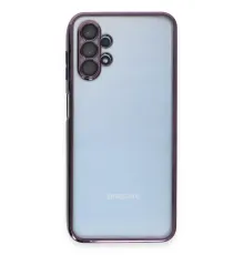 Samsung A13 4G Kılıf Lensli Silikon - Mor