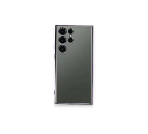 Samsung S24 Ultra Kılıf Lensli Silikon - Siyah