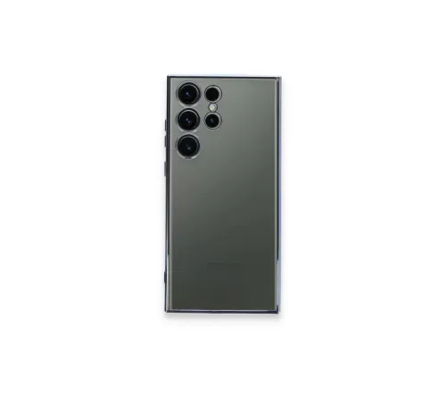 Samsung S24 Ultra Kılıf Lensli Silikon - Gold