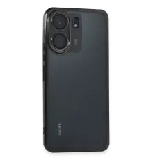 Redmi 13C Kılıf Lensli Silikon - Siyah