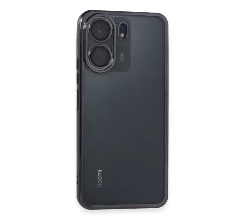 Redmi 13C Kılıf Lensli Silikon - Mor