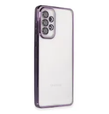 Samsung A53 5G Kılıf Lensli Silikon - Mor