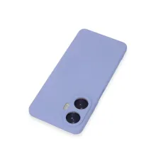 Realme C55 Kılıf Nano içi Kadife Silikon - Lila