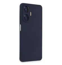 Realme C55 Kılıf Nano içi Kadife Silikon - Mor