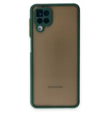 Samsung A12 Kılıf Montreal Silikon Kapak - Yeşil