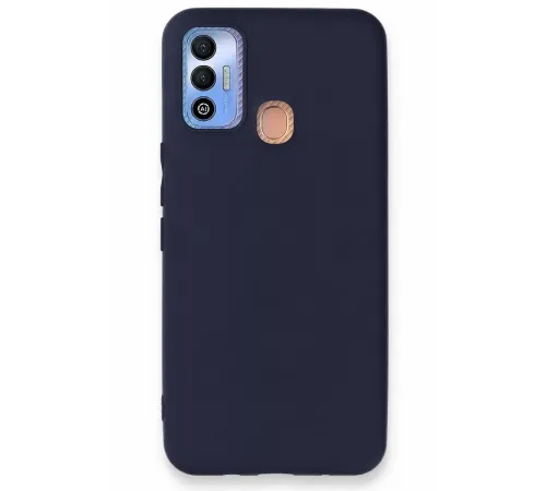 Tecno Spark 7T Kılıf First Silikon - Lacivert