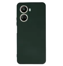 Huawei Nova 10 SE Kılıf First Silikon - Koyu Yeşil