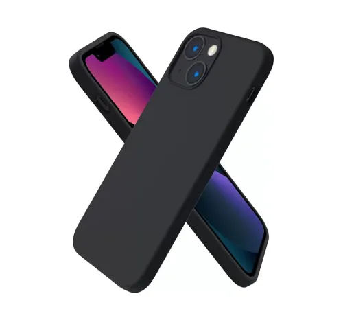 Apple iPhone 13 Mini Kılıf First Silikon - Siyah