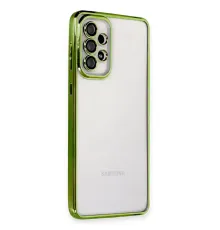 Samsung A73 5G Kılıf Lensli Silikon - Yeşil