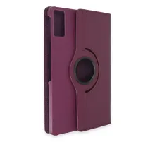 Redmi Pad SE Kılıf 360 Tablet Deri Kılıf - Mürdüm