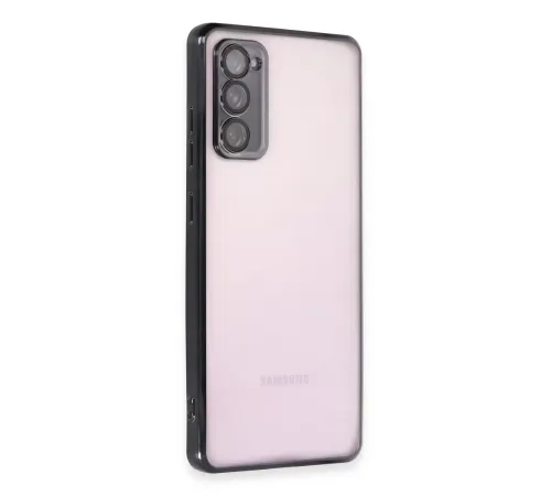 Samsung S20 FE Kılıf Lensli Silikon - Siyah