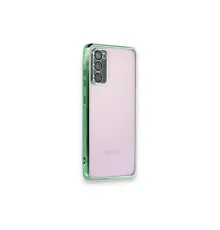 Samsung S20 FE Kılıf Lensli Silikon - Yeşil