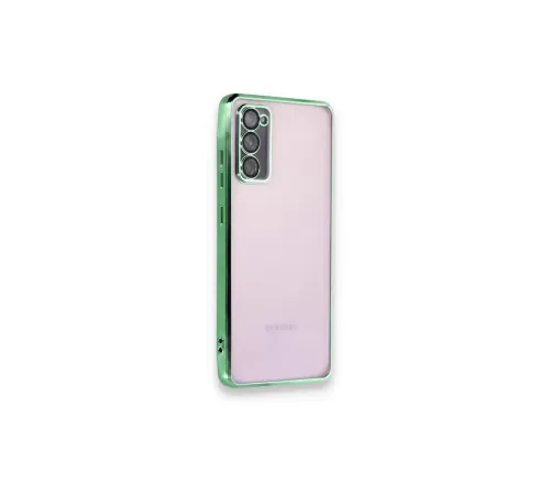 Samsung S20 FE Kılıf Lensli Silikon - Yeşil