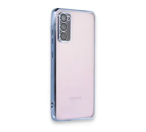 Samsung S20 FE Kılıf Lensli Silikon - Açık Mavi