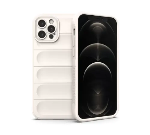 Apple iPhone 12 Pro Kılıf Optimum Silikon - Krem