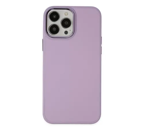 Apple iPhone 13 Pro Kılıf Asya Deri Silikon - Lila