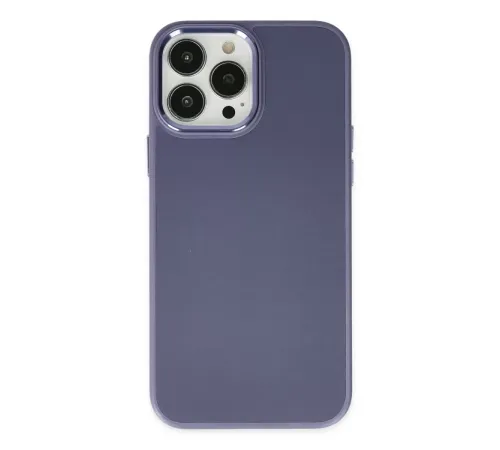 Apple iPhone 13 Pro Kılıf Asya Deri Silikon - Mor