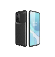 One Plus 9 Pro Kılıf Auto Focus Karbon Kapak - Siyah