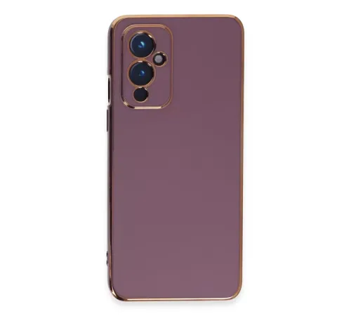 One Plus 9 Kılıf Volet Silikon - Mor