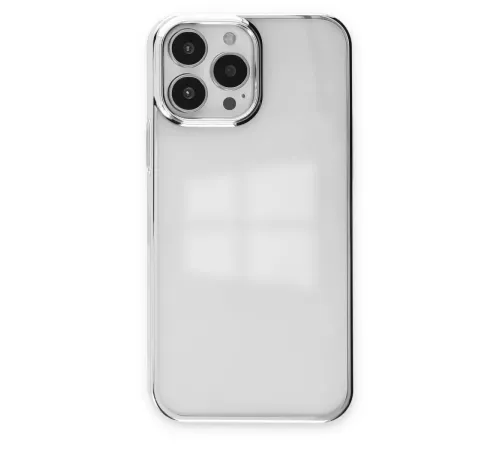 Apple iPhone 14 Pro Max Kılıf Element Silikon - Gümüş