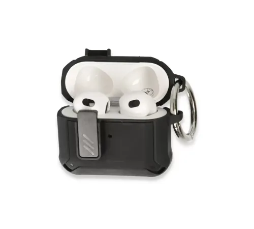Apple Airpods 3 (3.nesil) Truva Kılıf - Siyah