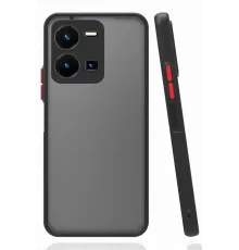 Vivo Y22S Kılıf Montreal Silikon Kapak - Siyah