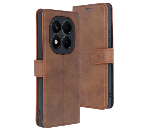 Redmi Note 15 4G Trend S Plus Kapaklı Kılıf - Taba