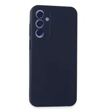 Samsung Galaxy A15 4G Kılıf First Silikon - Lacivert