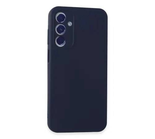 Samsung Galaxy A15 4G Kılıf First Silikon - Lacivert