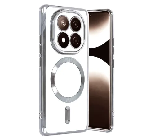Redmi Note 15 Pro Plus 5G Kross Magneticsafe Kapak - Gümüş