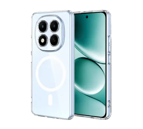 Redmi Note 15 Pro Plus 5G Combo Sert Şeffaf Magsafe Kapak - Şeffaf