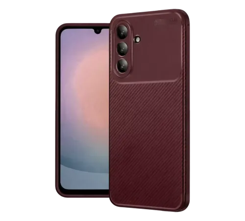 Samsung A37 5G Auto Focus Karbon Kapak - Bordo