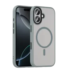Apple iPhone 16 Megane Magsafe Kapak - Titan Gri