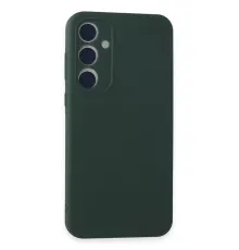 Samsung Galaxy A15 4G Kılıf First Silikon - Koyu Yeşil