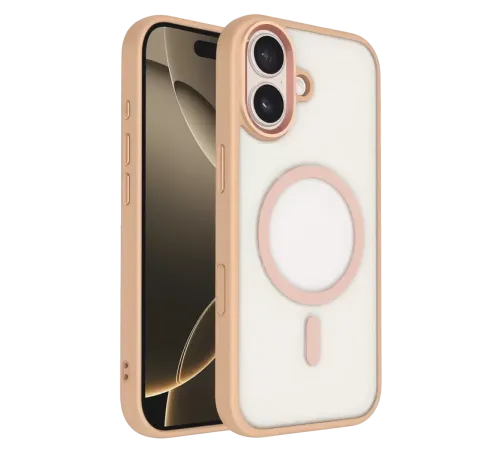 Apple iPhone 16 Terea Magsafe Kapak - Pembe