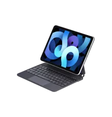 Apple iPad 2022 10.9 (10.nesil) Kılıf X8 Magic Manyetik Klavyeli Tablet Kılıfı - Siyah