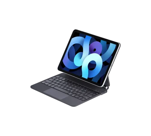 Apple iPad 2022 10.9 (10.nesil) Kılıf X8 Magic Manyetik Klavyeli Tablet Kılıfı - Siyah
