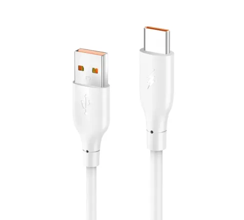 DC65 USB to Type-C 1M 3.0A Hızlı Şarj Kablo - Beyaz