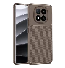 Redmi Note 14 Pro 4G Kılıf Auto Focus Karbon Kapak - Gri