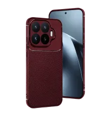 Mi 17T Auto Focus Karbon Kapak - Bordo
