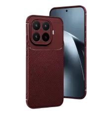 Mi 17T Pro Auto Focus Karbon Kapak - Bordo