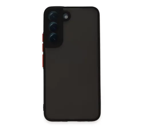 Samsung S22 Kılıf Montreal Silikon Kapak - Siyah