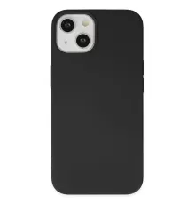 Apple iPhone 14 Kılıf Nano içi Kadife Silikon - Siyah