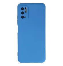 Redmi Note 10 5G Kılıf Nano içi Kadife Silikon - Mavi