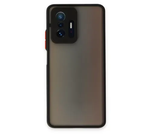 Mi 11T Pro Kılıf Montreal Silikon Kapak - Siyah
