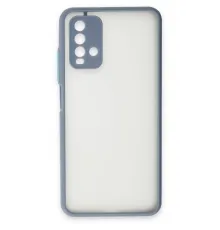 Redmi 9T Kılıf Montreal Silikon Kapak - Gri