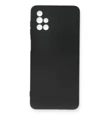 Samsung M51 Kılıf Nano içi Kadife Silikon - Siyah