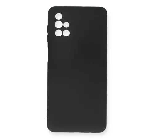 Samsung M51 Kılıf Nano içi Kadife Silikon - Siyah