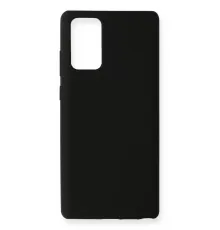 Samsung Note 20 Kılıf Nano içi Kadife Silikon - Siyah