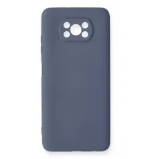 Pocophone X3 Kılıf Nano içi Kadife Silikon - Gri